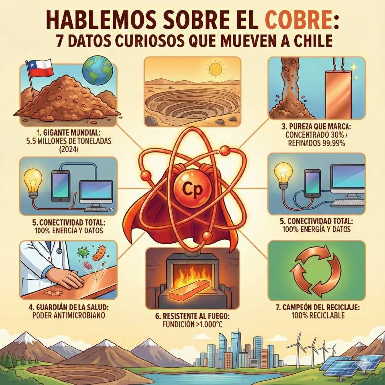 Datos curiosos del cobre